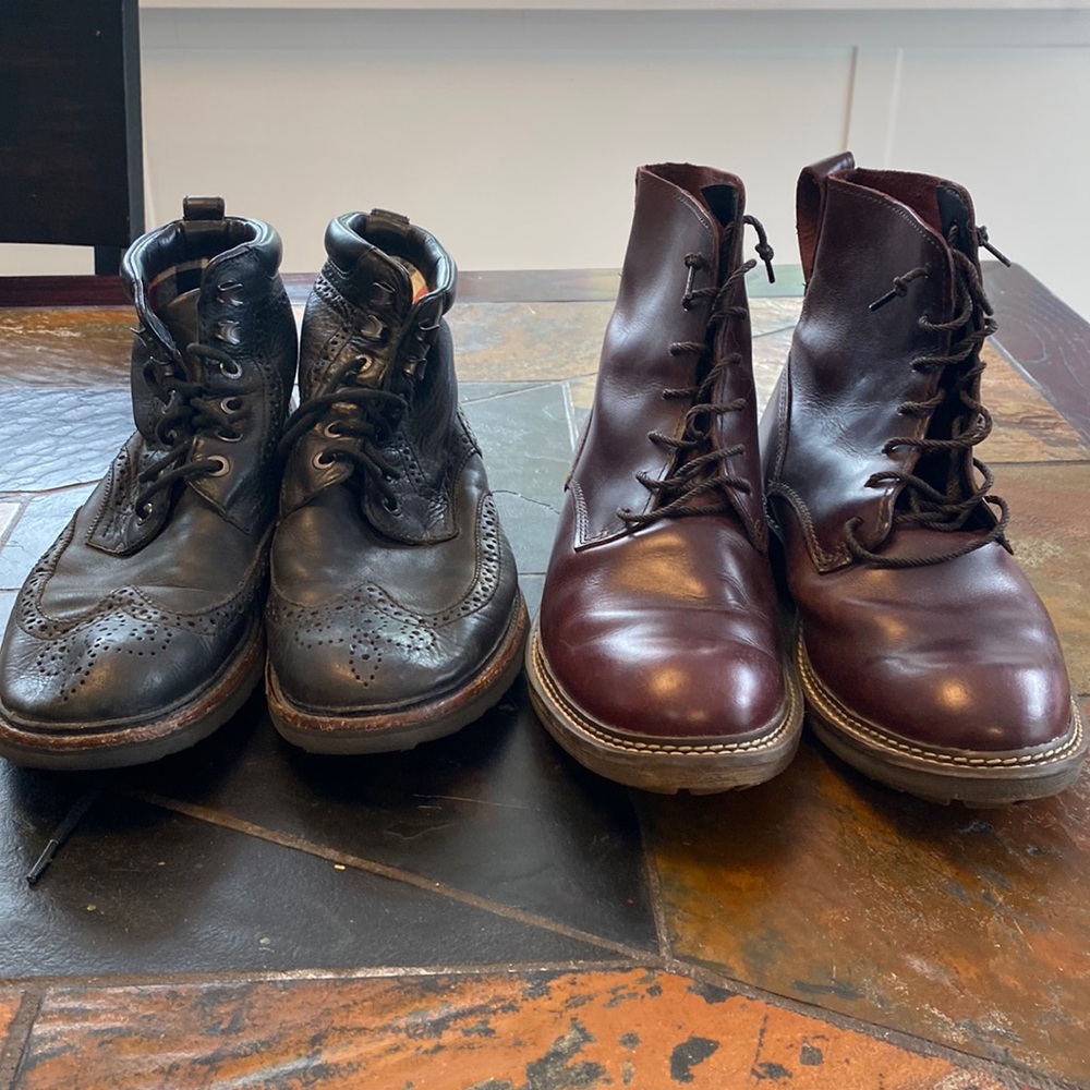 Timberland and Rockport.  Men’s size 8 shoe bundle